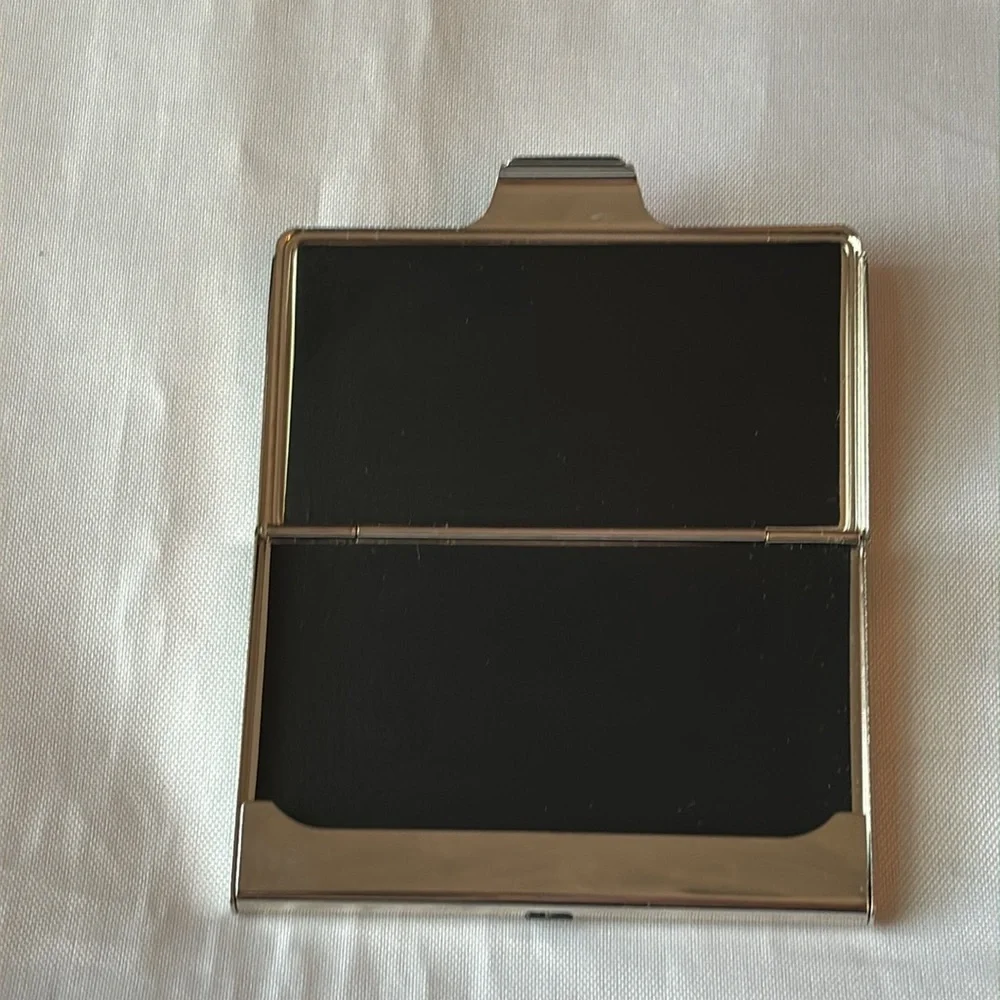 Oroton Card Holder Purple / Silver GUC